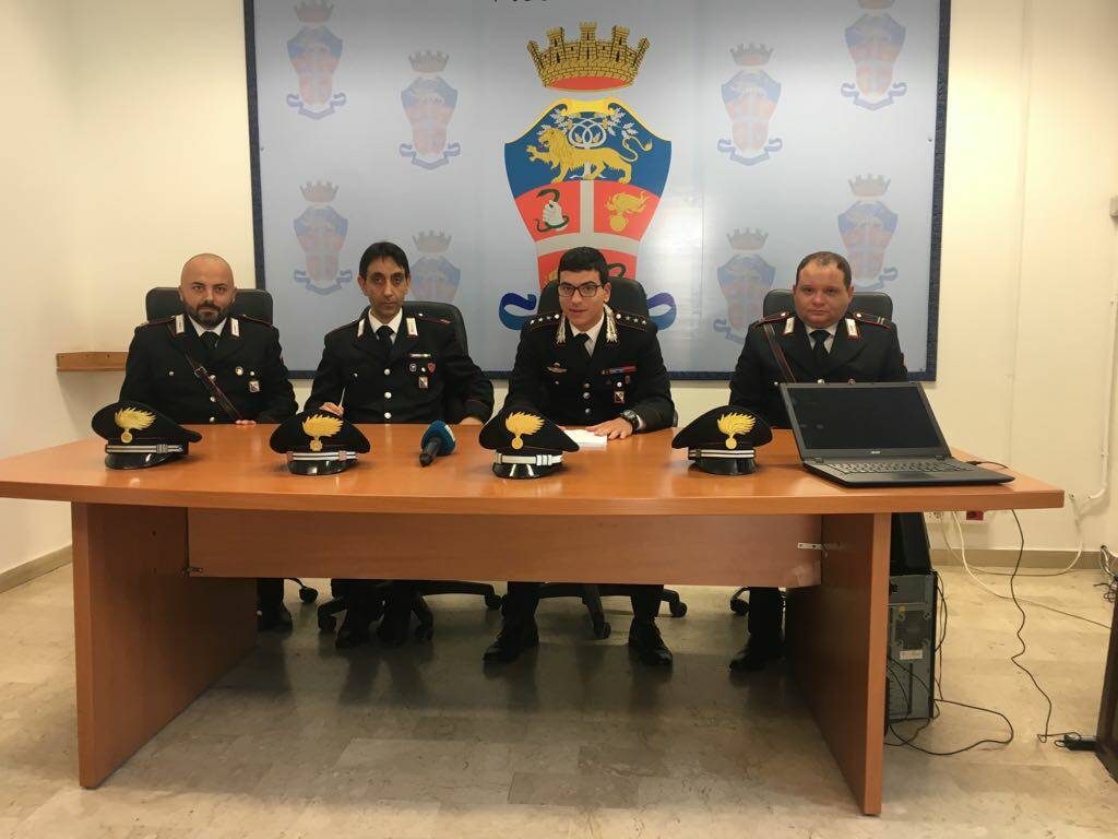 Operazione Genio, la conferenza stampa dei carabinieri