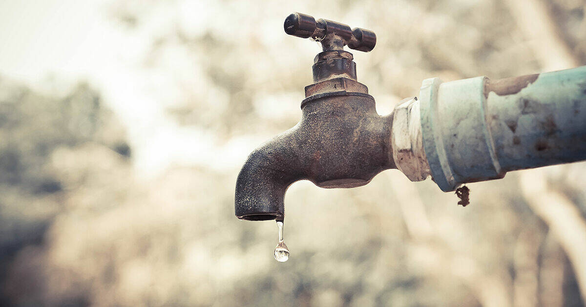 carenza idrica mancanza acqua rubinetto