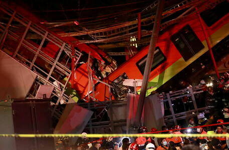 At least 15 dead, scores injured as Metro overpass collapses in Mexico City