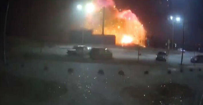 In un video l'esplosione al centro commerciale di Kiev