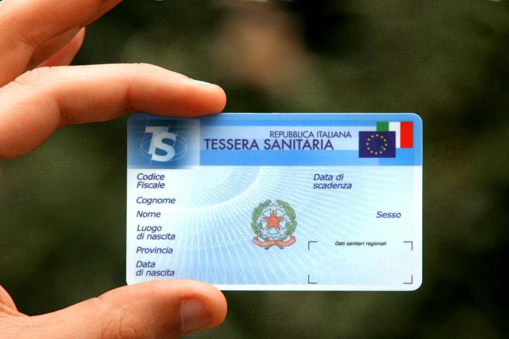 TESSERA CARD SANITARIA